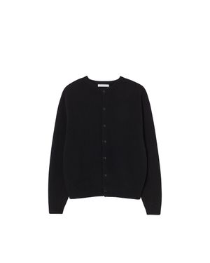 파이너스트 라운드 넥 가디건 (블랙)