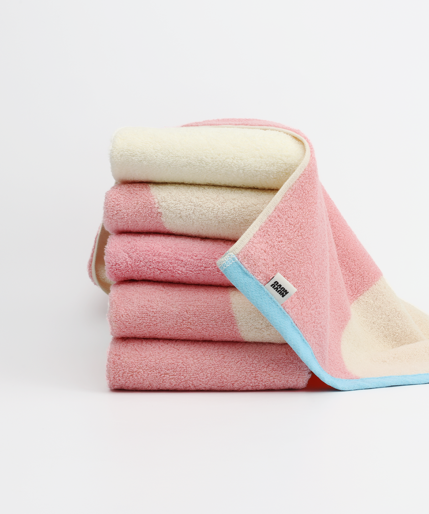 MUSINSA | TASTED NubNub Wide Face Towel 5P Set