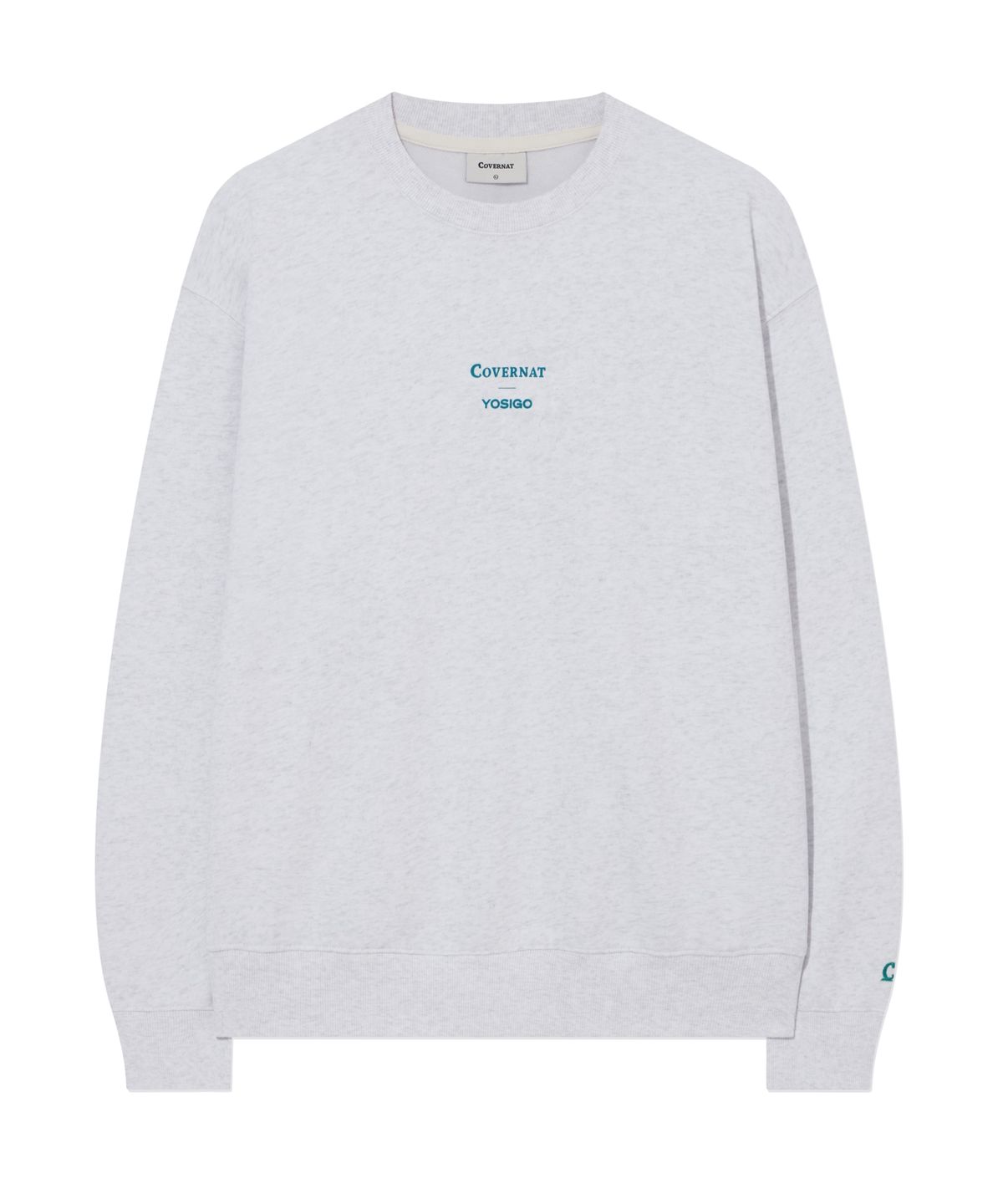 커버낫(COVERNAT) [커버낫 X 요시고] 언더 더 워터 맨투맨 Heather Gray