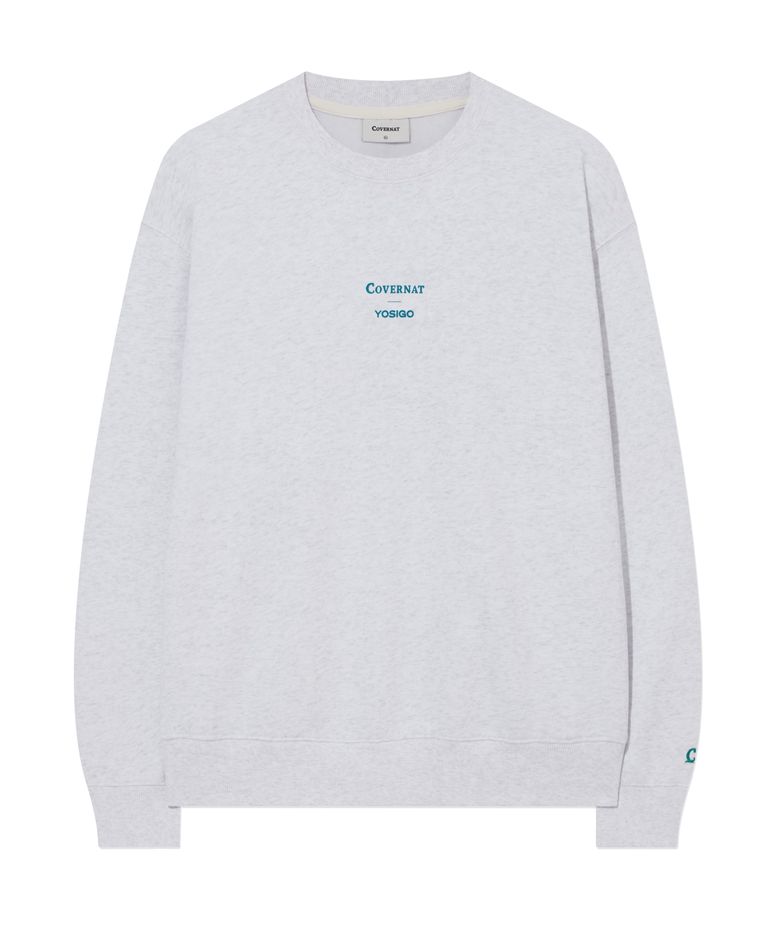 [커버낫 X 요시고] 언더 더 워터 맨투맨 Heather Gray