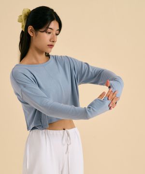 Twine Flow Tee (Sky Blue)