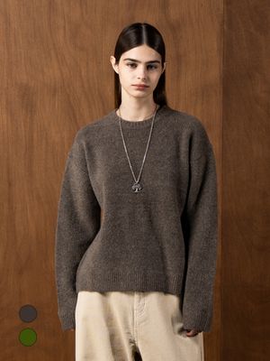 라운드 니트 (2color)