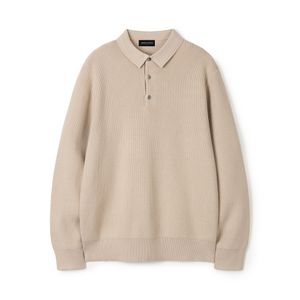 베이직 카라 머슬 니트[베이지]