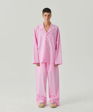 Pink wide pajama set