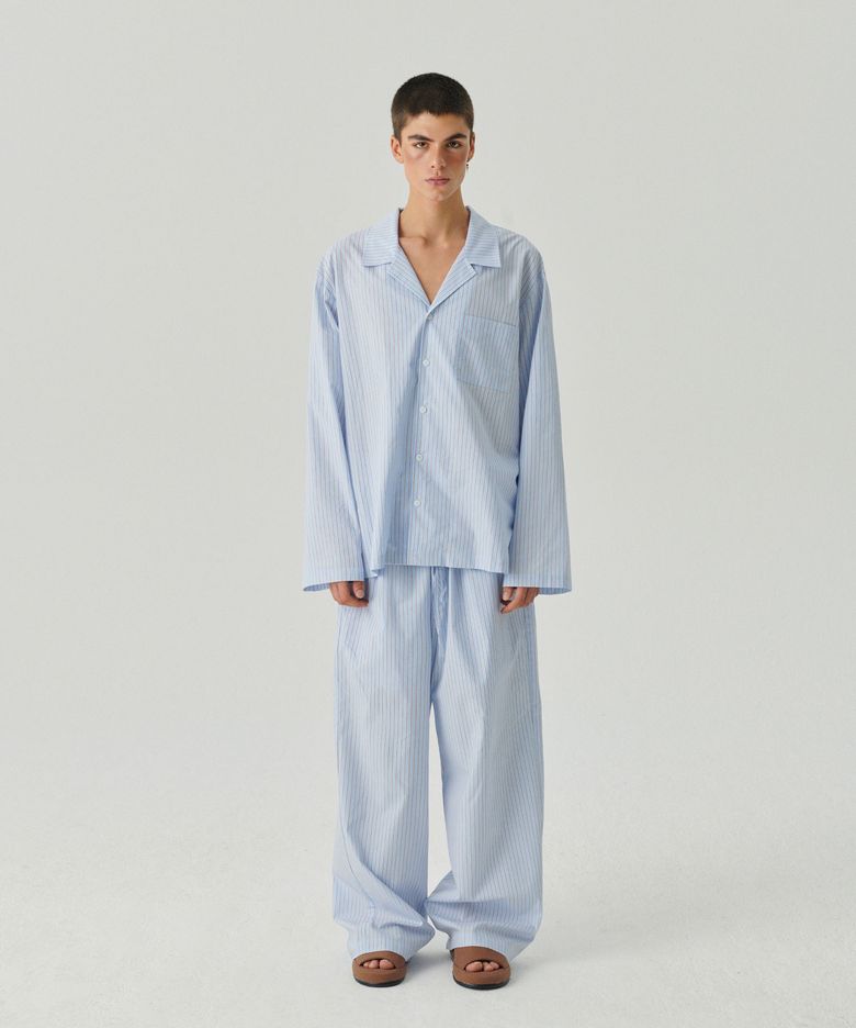 Baby Blue wide pajama set