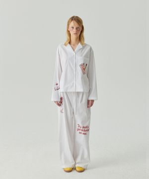 Ribbon cake pajama set