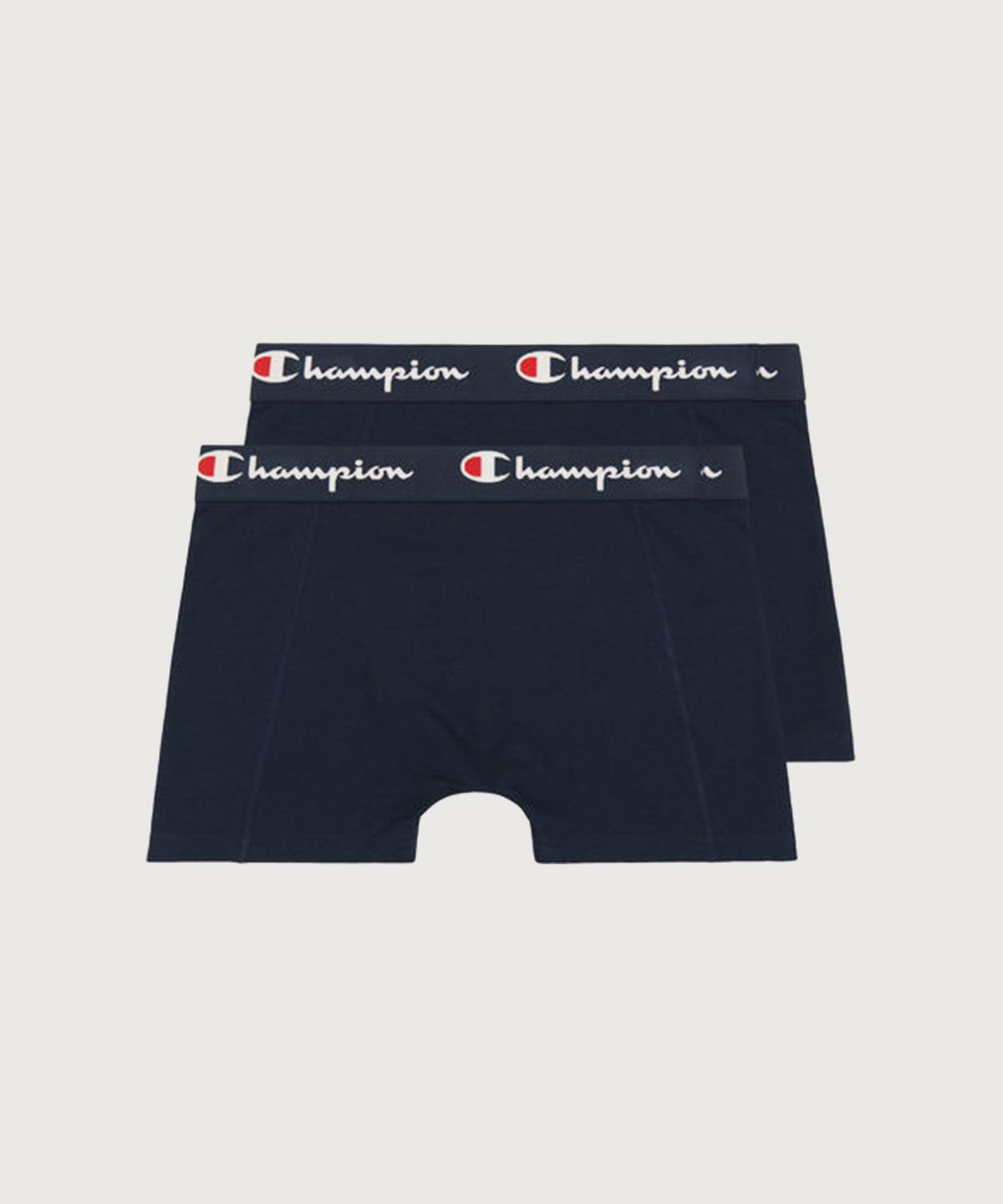 챔피온(CHAMPION) 남성 스크립트 로고 드로즈 2PACK Navy