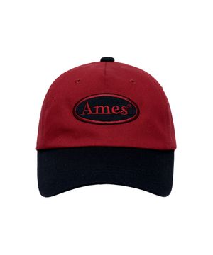 SYMBOL LOGO TWOTONE BALL CAP RED