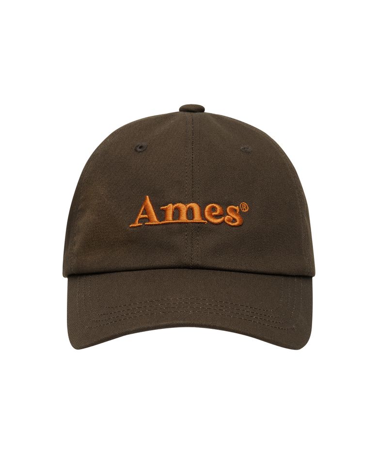 BASIC LOGO BALL CAP BROWN