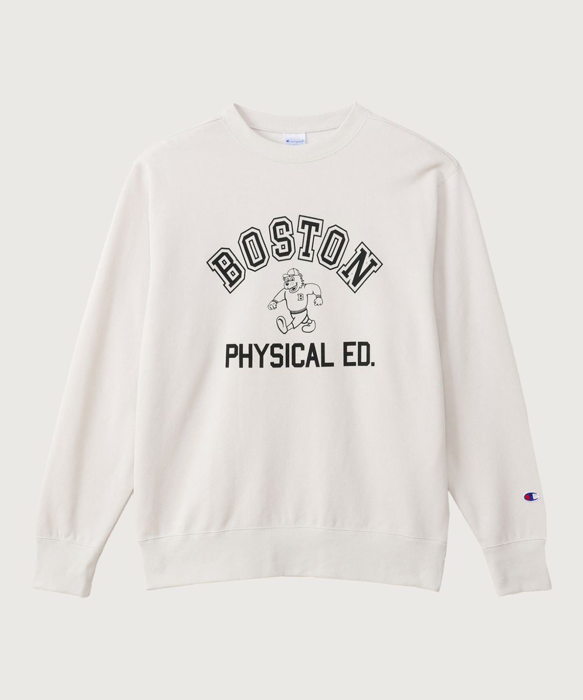 챔피온(CHAMPION) BOSTON 레귤러핏 크루넥 스웨트셔츠 Off White