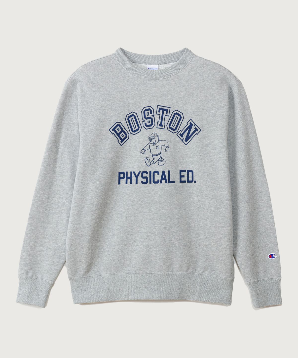 챔피온(CHAMPION) BOSTON 레귤러핏 크루넥 스웨트셔츠 Oxford Grey