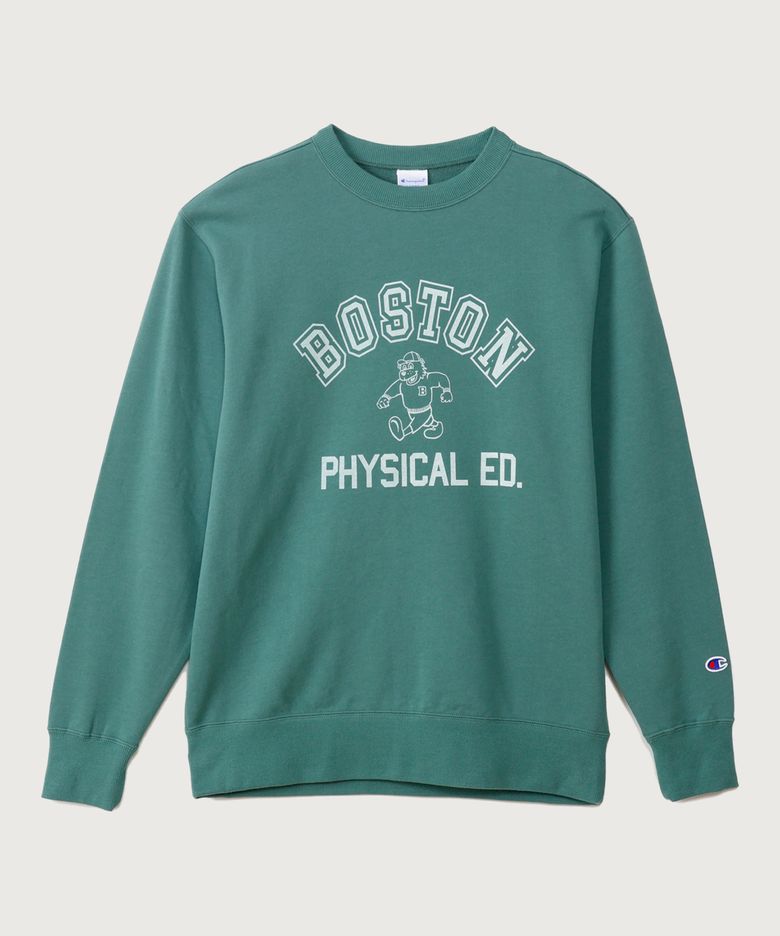BOSTON 레귤러핏 크루넥 스웨트셔츠 Dark Green