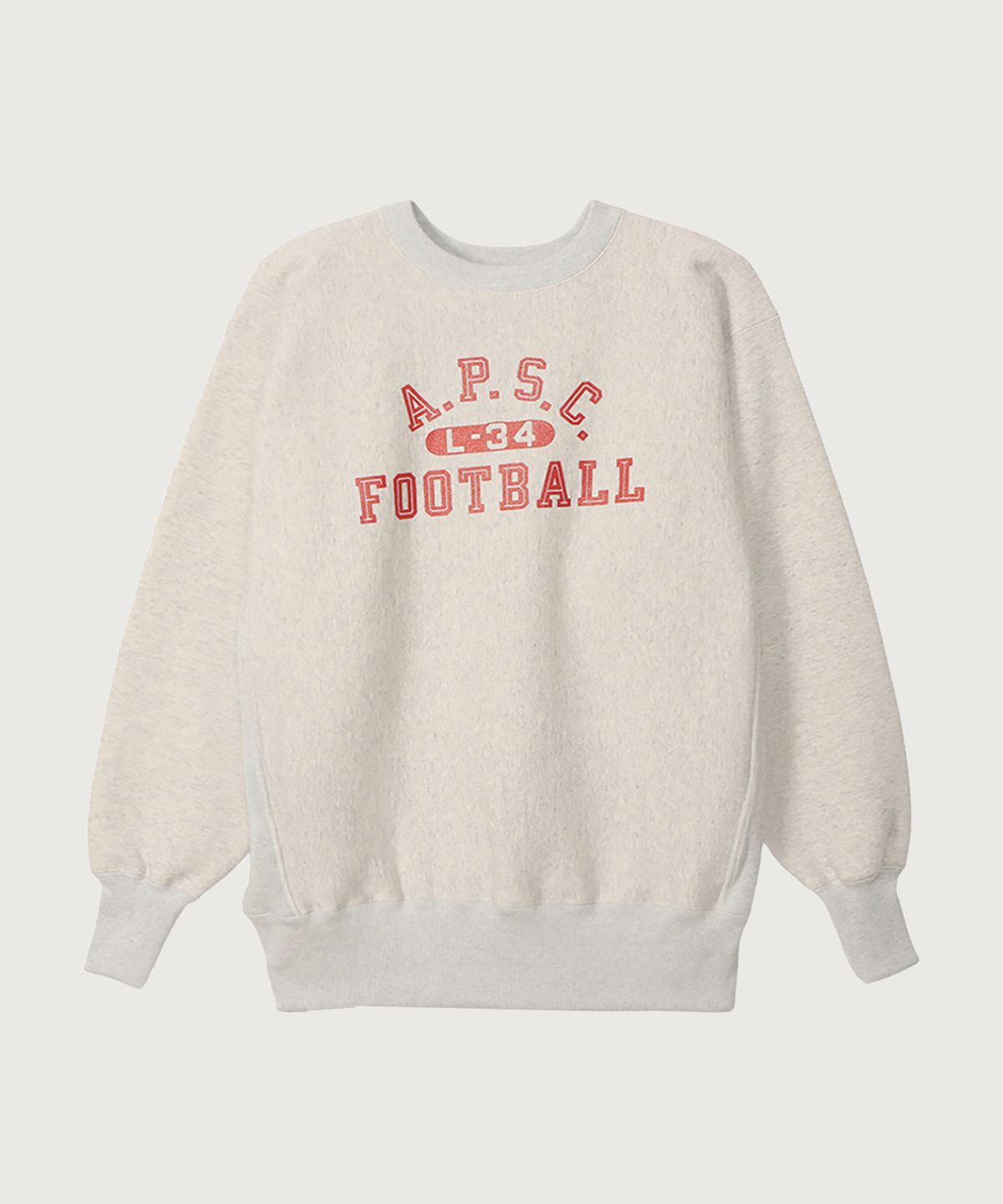 챔피온(CHAMPION) [True To Archives] 2ND APSC 기모 스웨트셔츠 S.Grey x Maroon