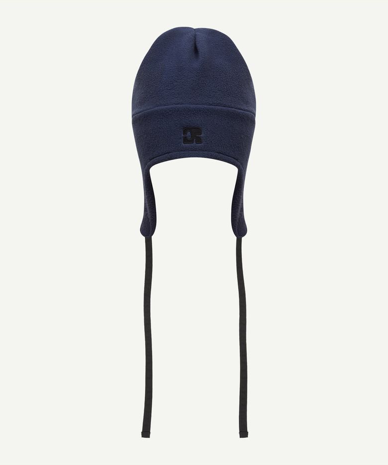 CR EMBLEM FLEECE EARFLAP_NAVY