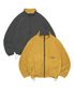 리버시블 플리스 자켓 차콜/머스타드