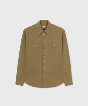 DRIFT TENCEL PATROL SHIRT COGNAC