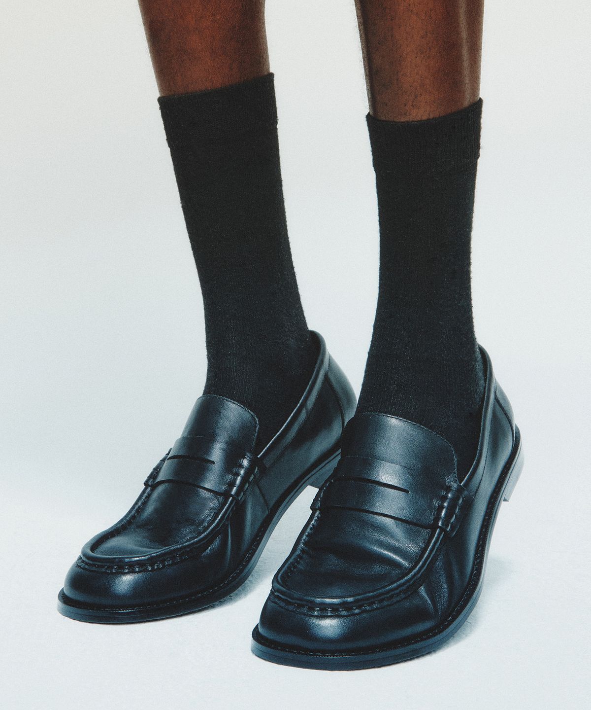 로스트가든(LOSTGARDEN) UNIFORM Wide Loafer Black