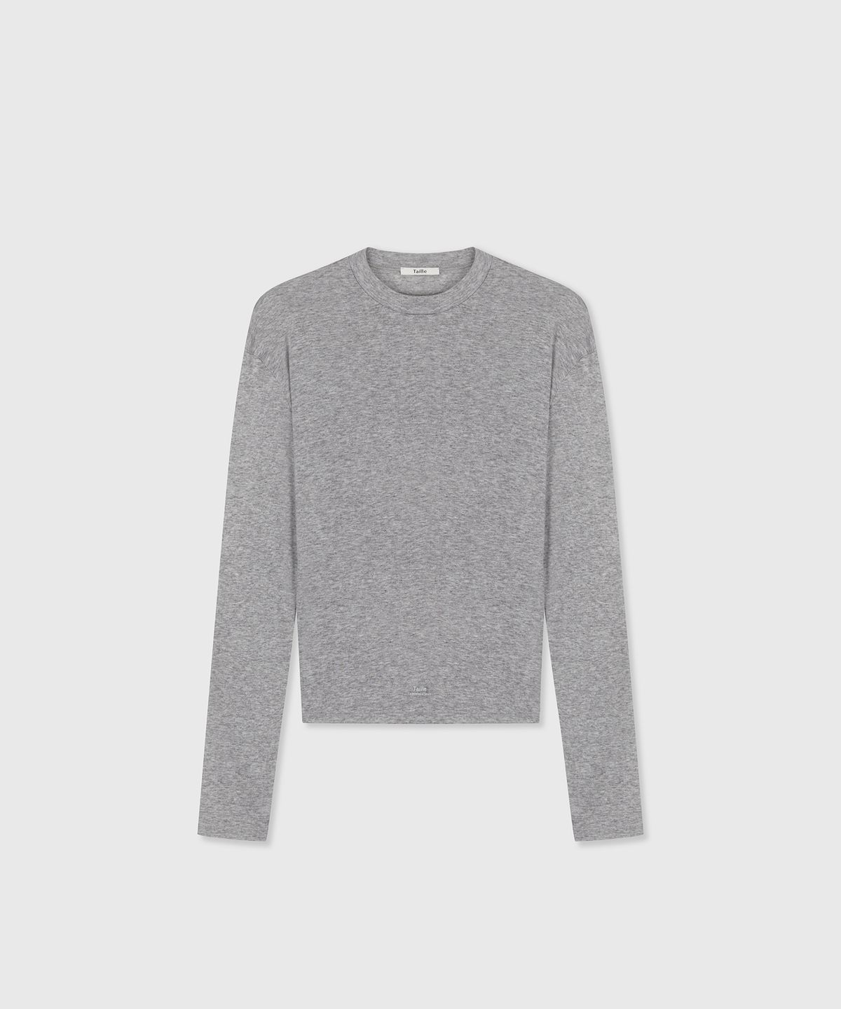 타일레(TAILLE) SINGLE NECK LONG SLEEVE TOP SALTY GREY