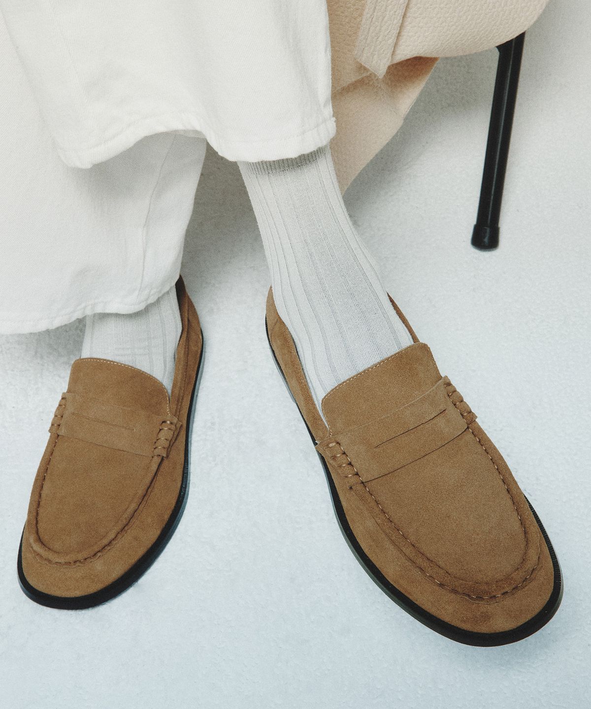 로스트가든(LOSTGARDEN) UNIFORM Wide Loafer Beige