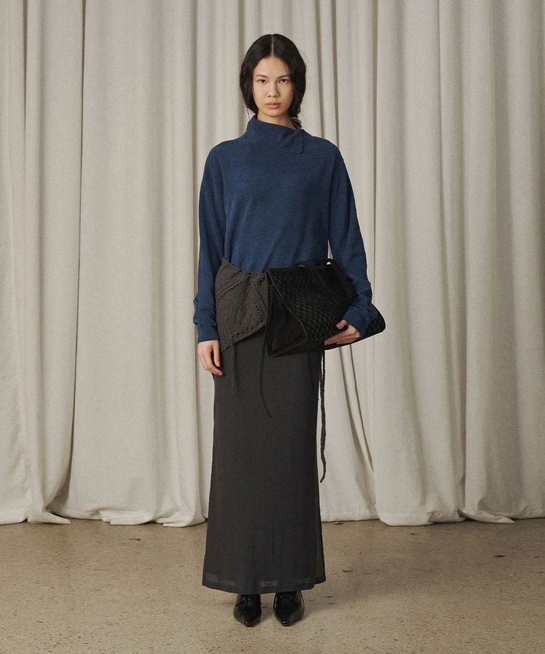 Wholegament Button Up Turtleneck