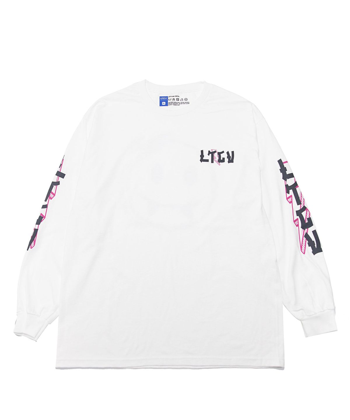 라이프타임콜렉티브(LIFETIMECOLLECTIVE) LTCV 쇼크 긴팔티 화이트