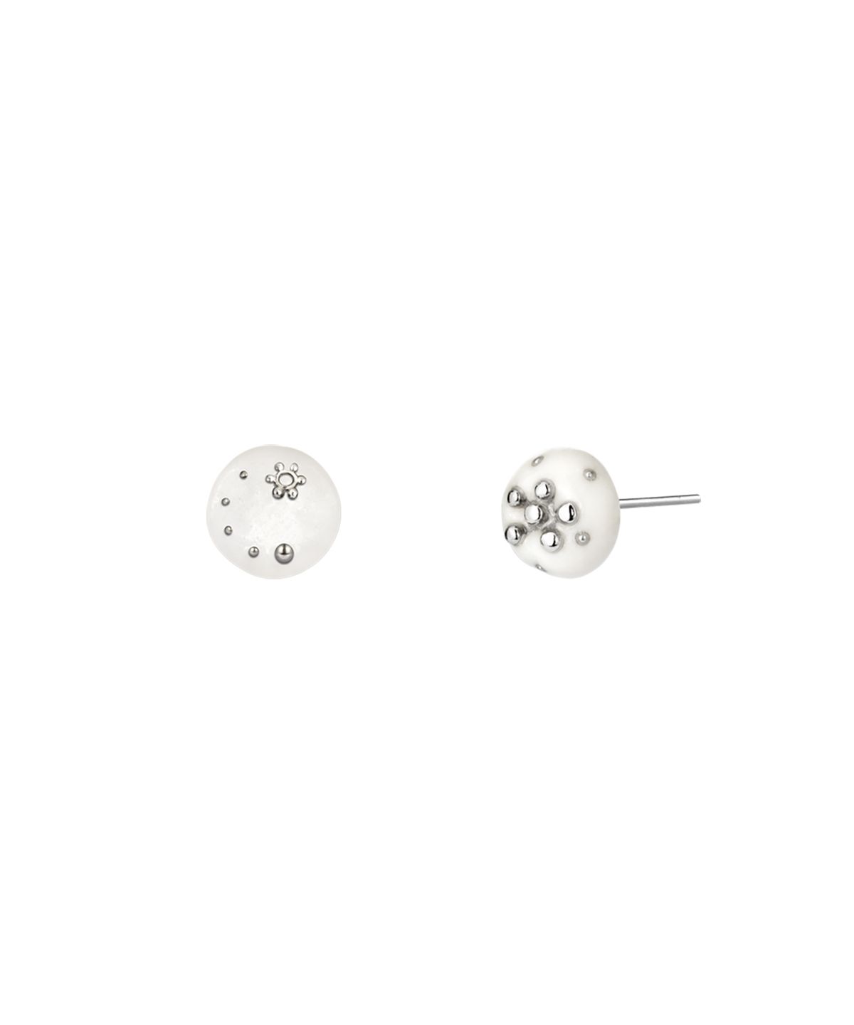 엔프프(NFF) lilt earrings-white