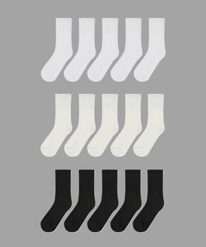 우먼 크루 삭스 10팩/5팩 세트[패키지포함/3color]