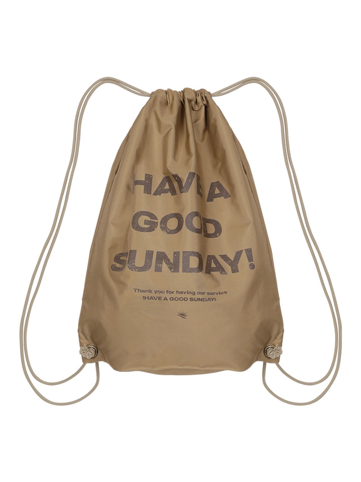 선데이후르츠마켓(SUNDAY FRUIT MARKET) GOOD SUNDAY STRING BAG BEIGE