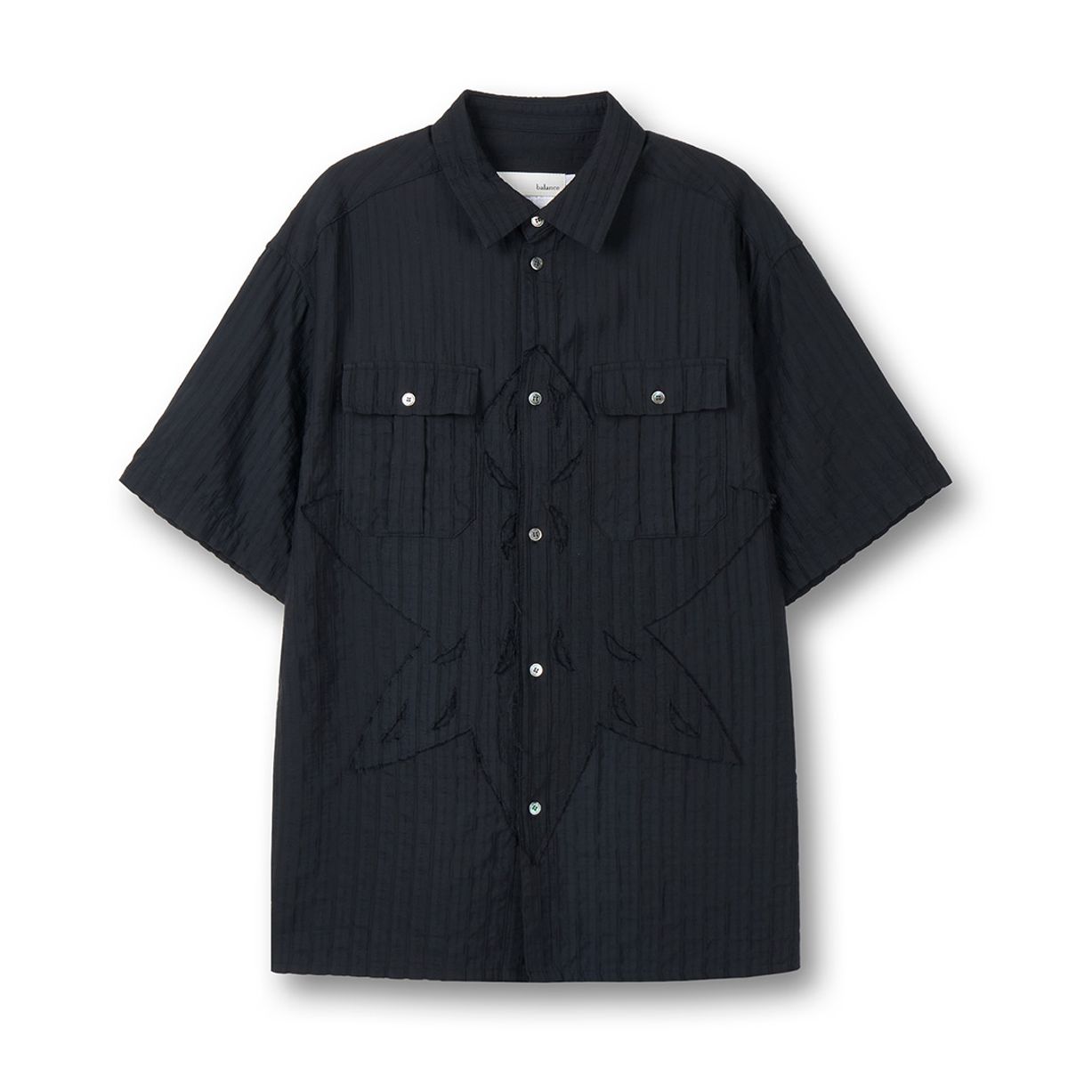 사일육공(FOURONESIXZERO) FLOWER SHIRTS_VER BALANCE (BLACK)