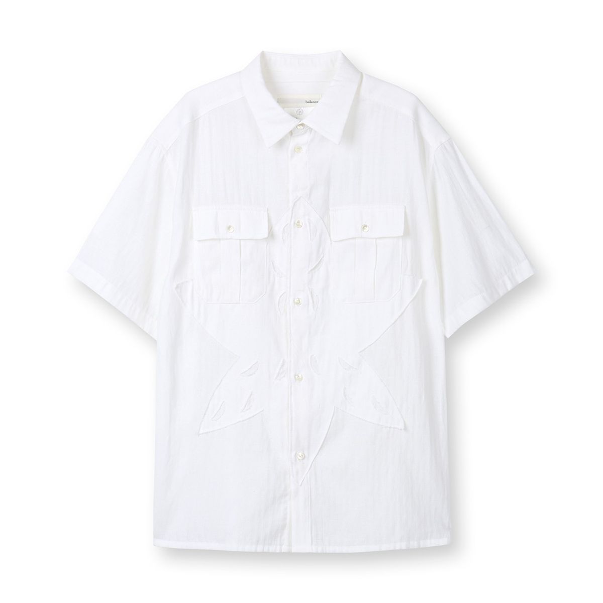사일육공(FOURONESIXZERO) FLOWER SHIRTS_VER BALANCE (WHITE)