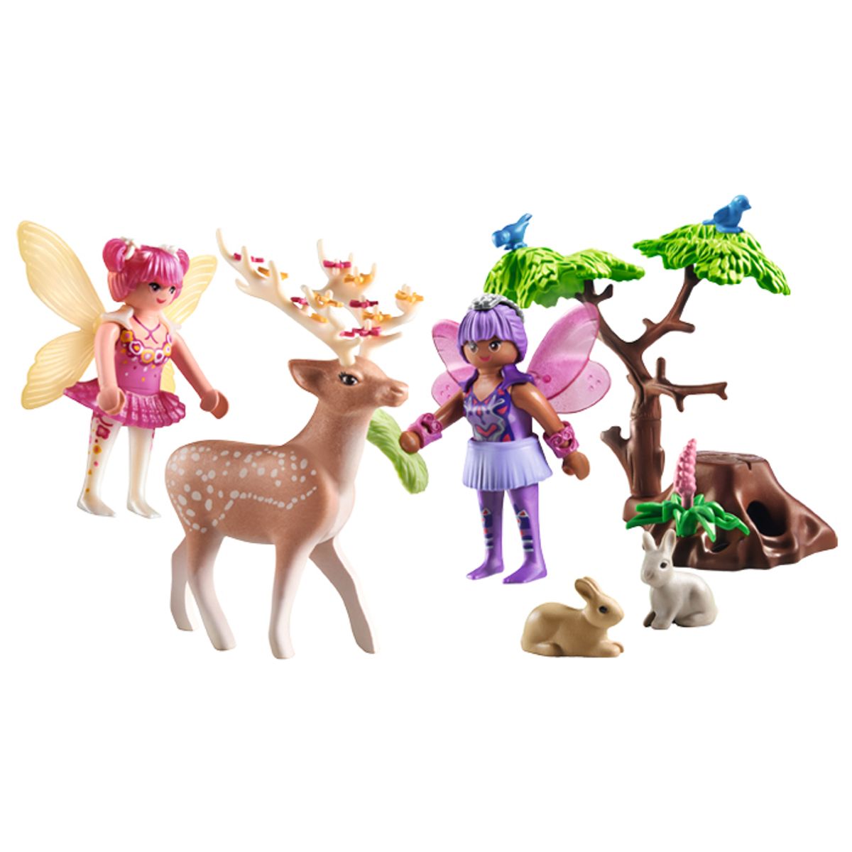 플레이모빌(PLAYMOBIL) 스타터 팩-숲 속 동물들과 요정들(71800)