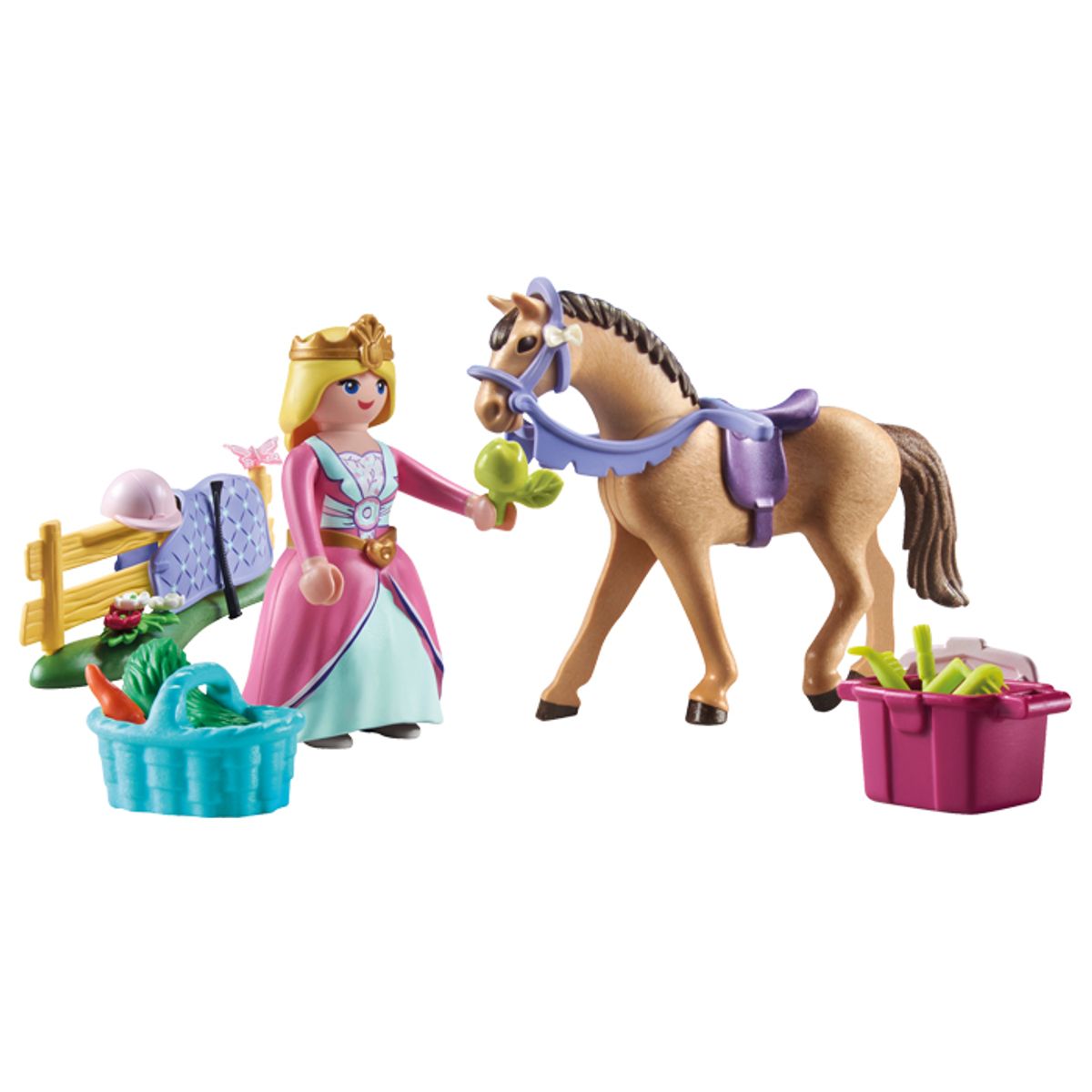 플레이모빌(PLAYMOBIL) 스타터 팩-공주와 말(71801)