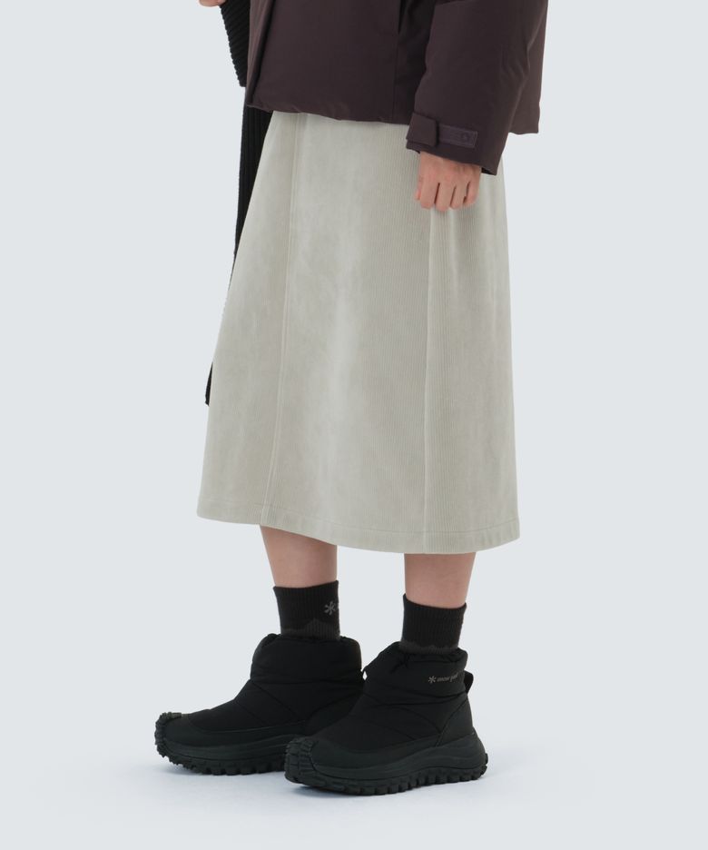 코듀로이 여성 스커트 (S25WWFSK75) Light Beige