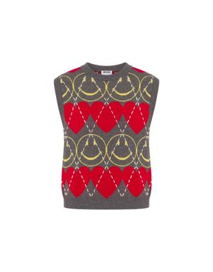 스마일리 울 블렌드 베스트 스웨터