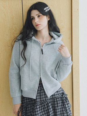 Two-Way Zip Essential Hoodie