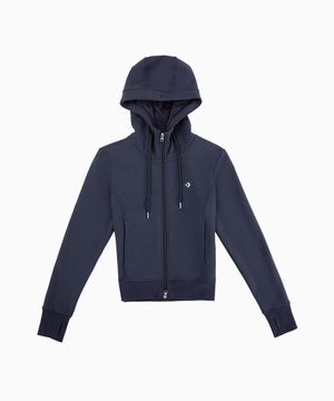 프렌치 테리 슬림 풀-집 플리스 다크 매터 WCJ132-GDA