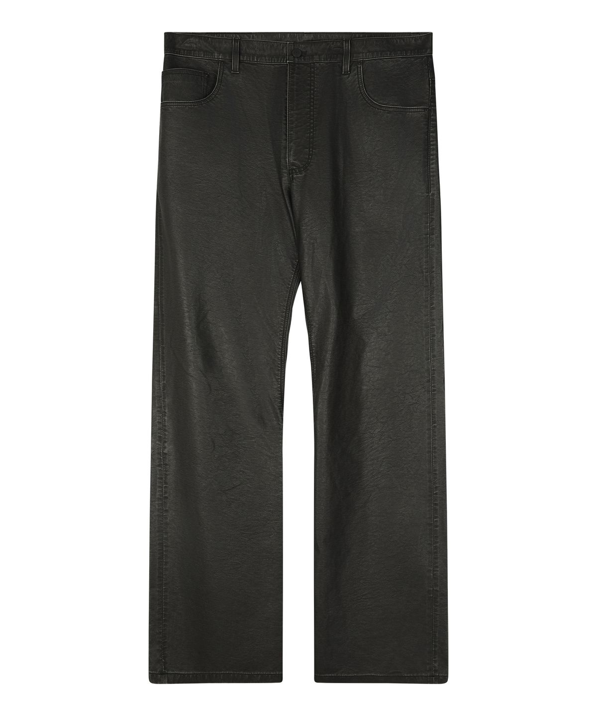 선데이후르츠마켓(SUNDAY FRUIT MARKET) SUNDAY VINTAGE LEATHER PANT BLACK