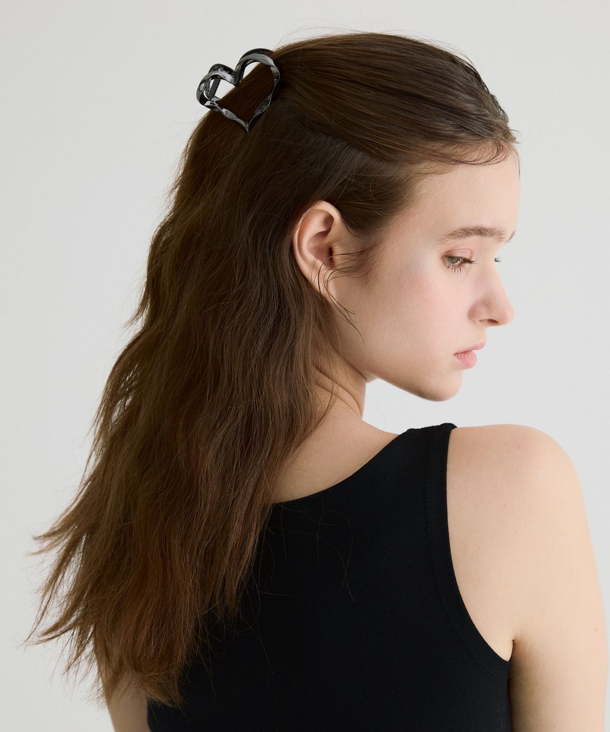 릴리코리(LILYKORI) Metal Heart Hair Claw