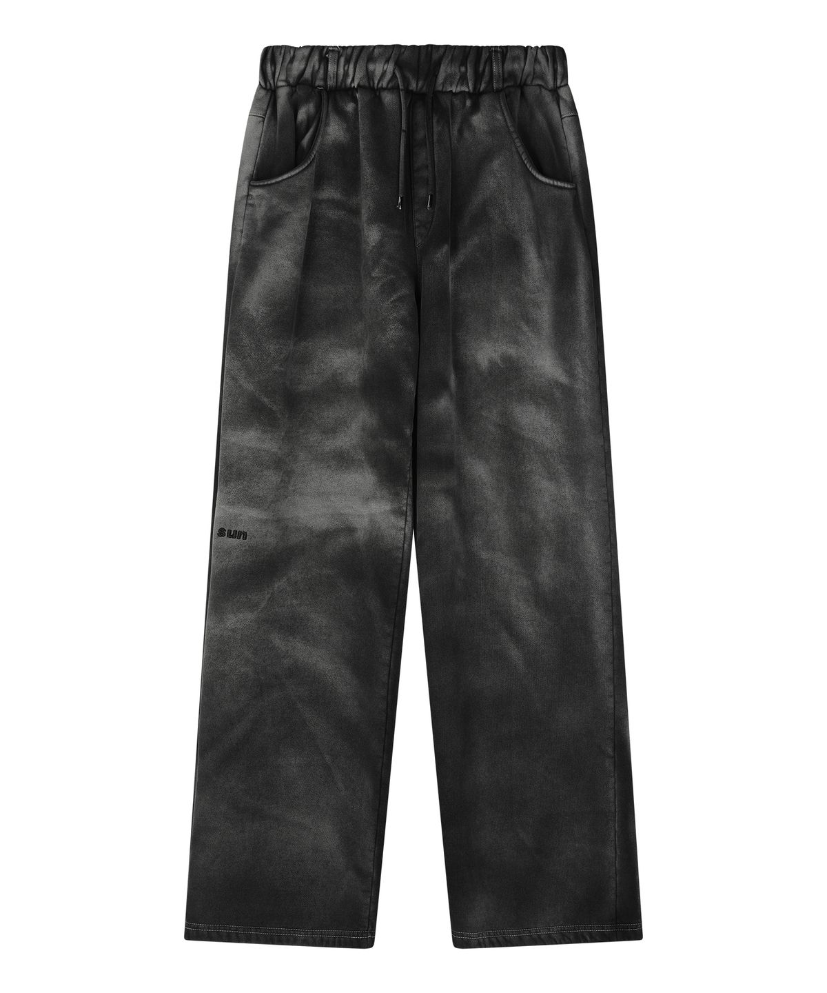 선데이후르츠마켓(SUNDAY FRUIT MARKET) SUNDAY DYEING SWEATPANT BLACK