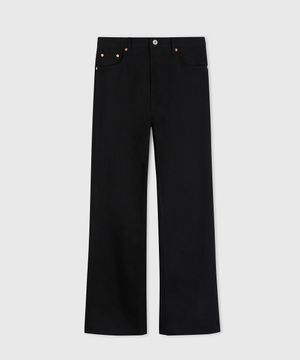DRY RIGID BOOTCUT DENIM PANTS BLACK
