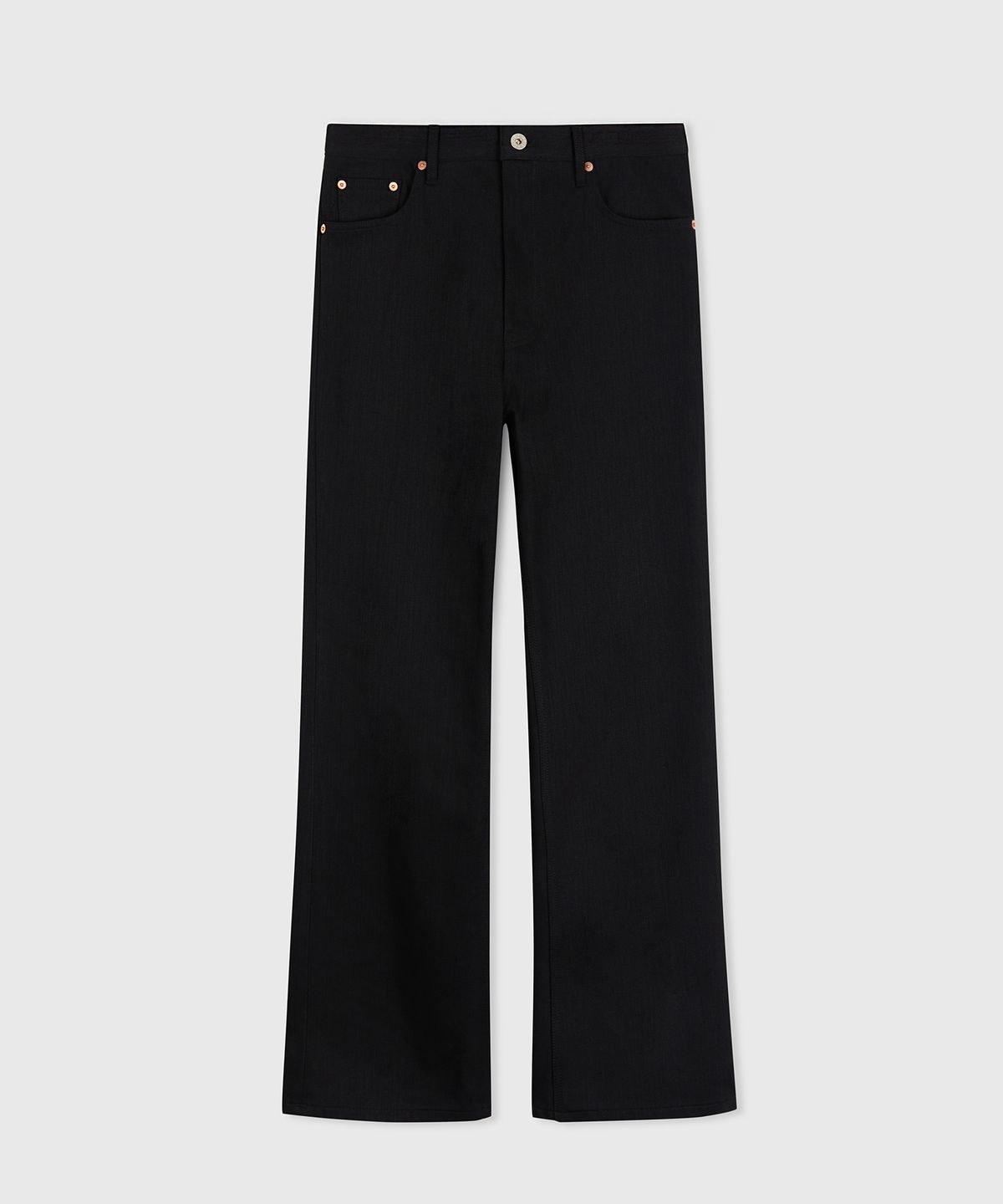 타일레(TAILLE) DRY RIGID BOOTCUT DENIM PANTS BLACK