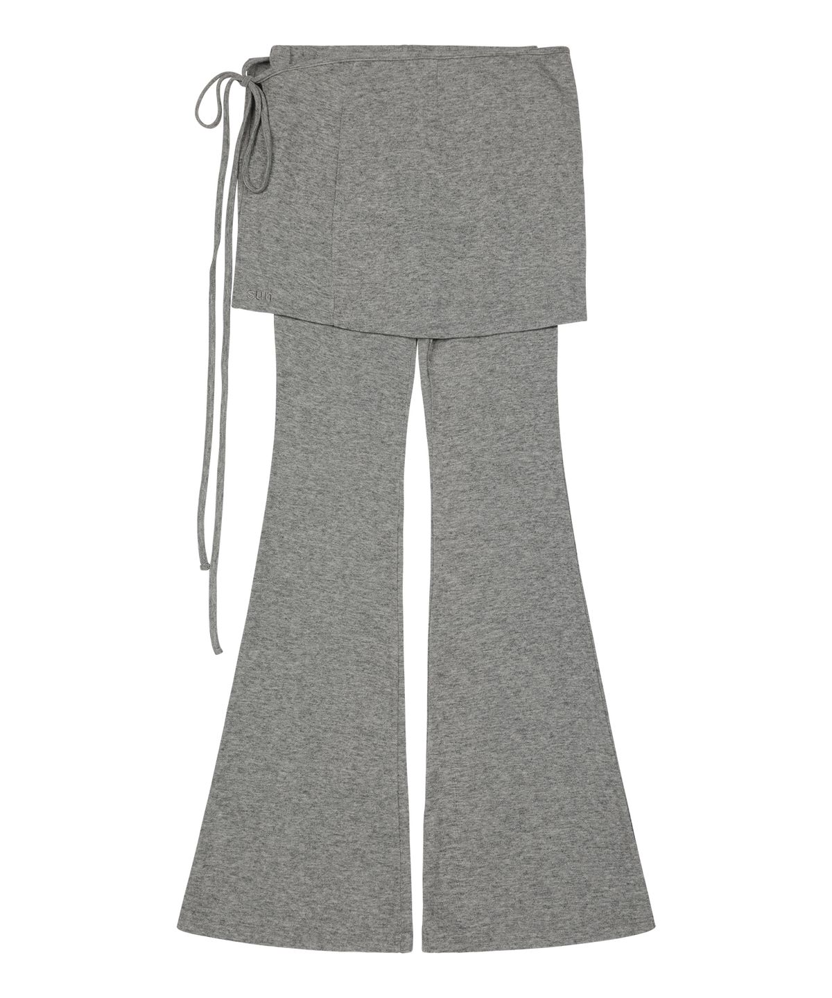 선데이후르츠마켓(SUNDAY FRUIT MARKET) W) SOFT FLARE PANT SET GRAY