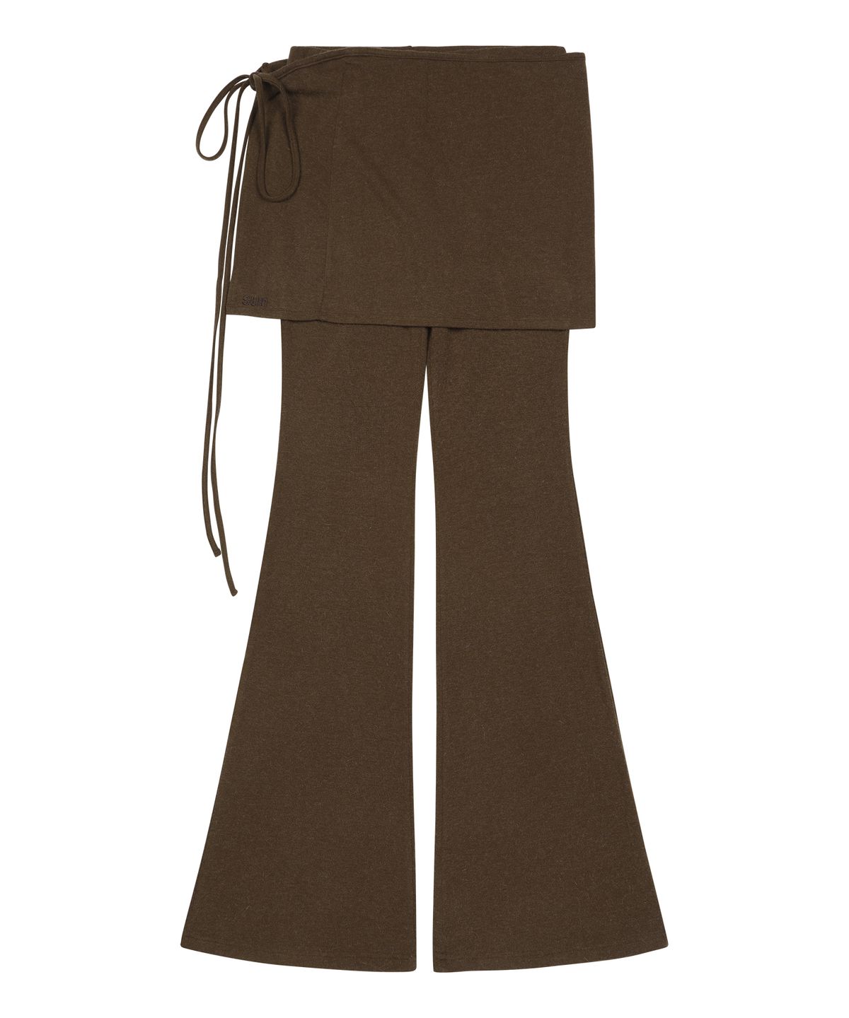 선데이후르츠마켓(SUNDAY FRUIT MARKET) W) SOFT FLARE PANT SET BROWN