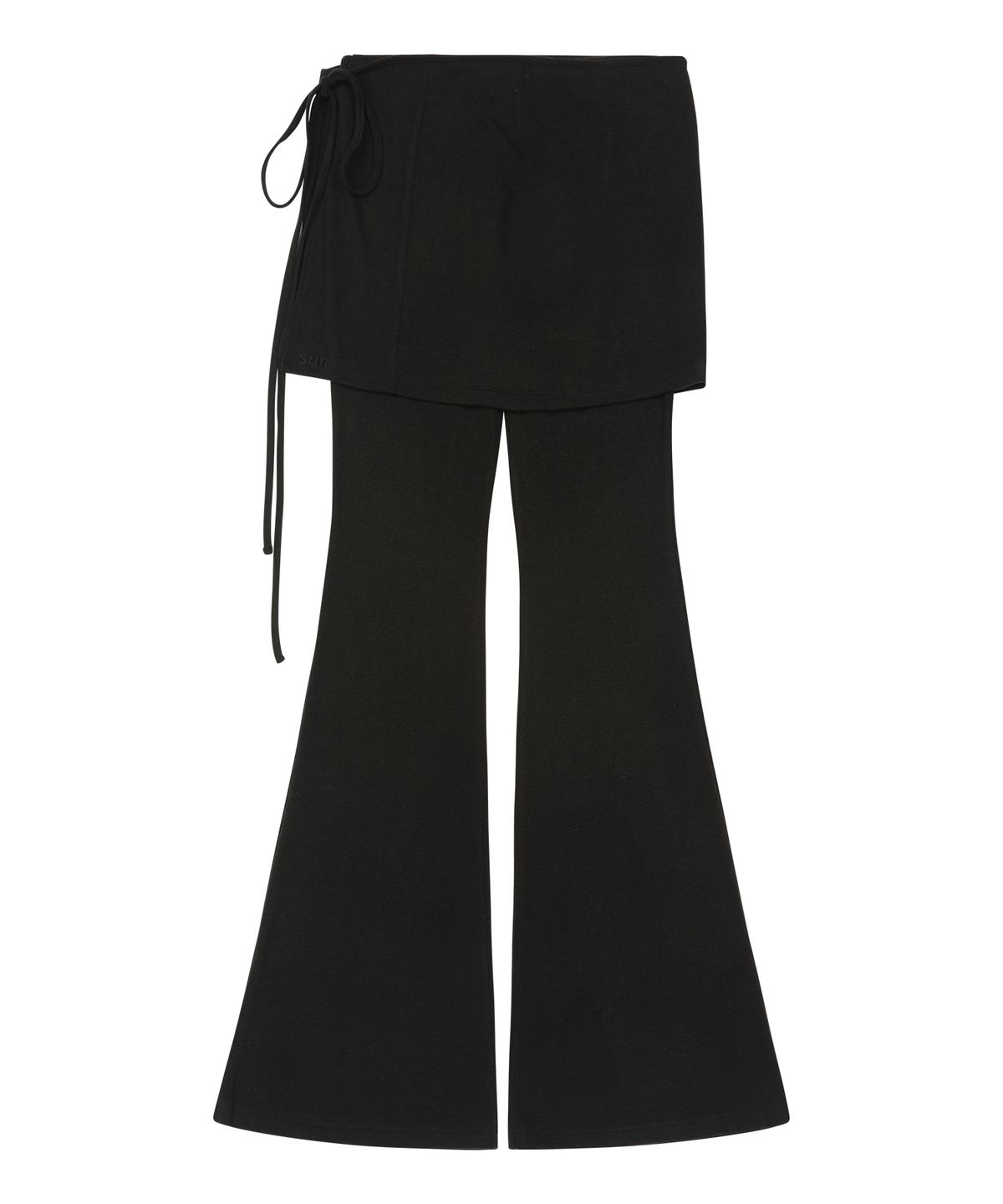 선데이후르츠마켓(SUNDAY FRUIT MARKET) W) SOFT FLARE PANT SET BLACK