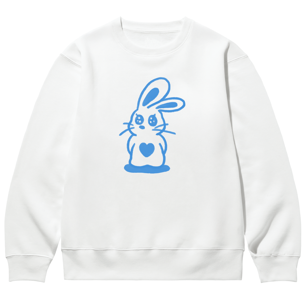 어썸어스(AWESOMEUS) BLUE RABBIT SWEAT SHIRTS_4 COLOR