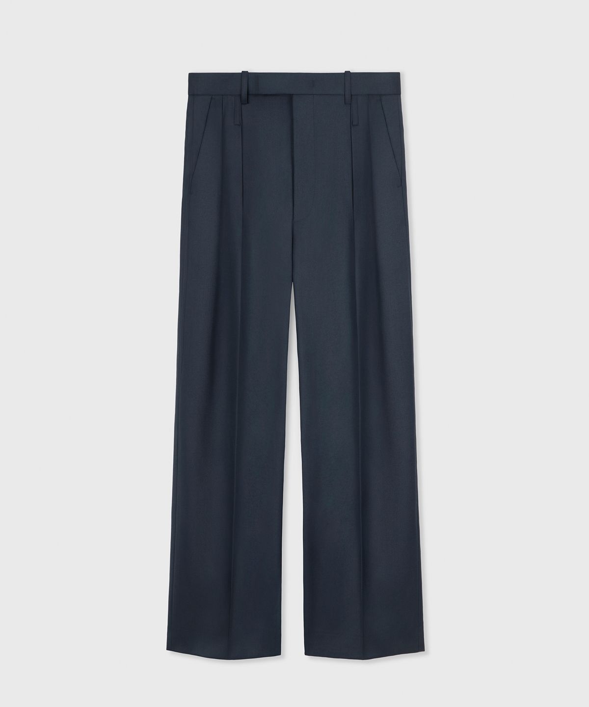 타일레(TAILLE) TORINO TAILORED TROUSERS NOIR BLEU