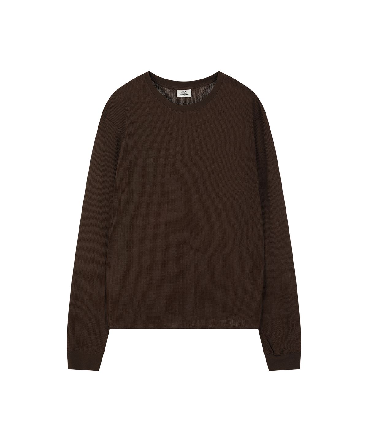 선데이후르츠마켓(SUNDAY FRUIT MARKET) SUNDAY MINI WAFFLE LS TEE BROWN