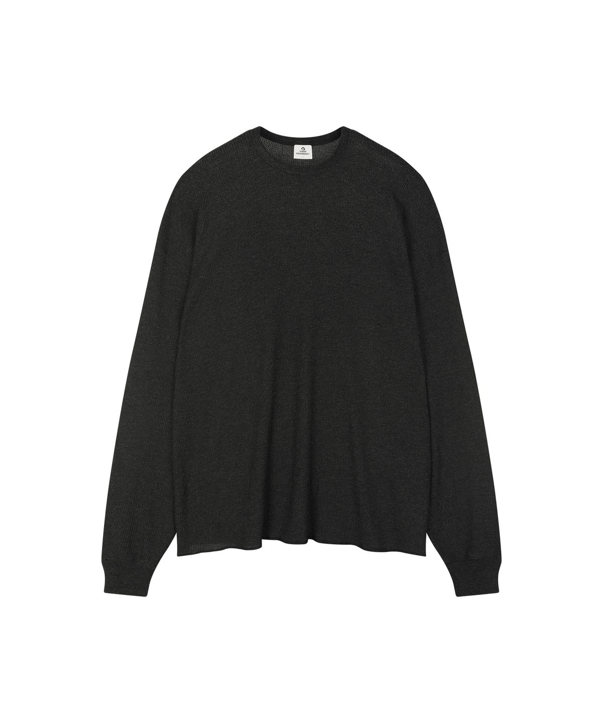 선데이후르츠마켓(SUNDAY FRUIT MARKET) SUNDAY MINI WAFFLE LS TEE CHARCOAL