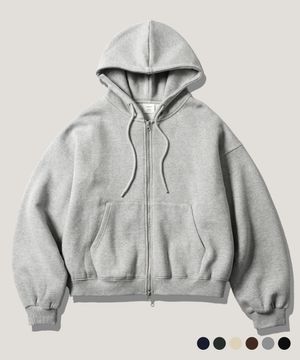 크롭 투 파인더 후드집업 그레이 JUHD4718