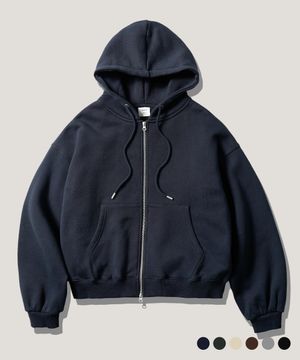 크롭 투 파인더 후드집업 네이비 JUHD4718